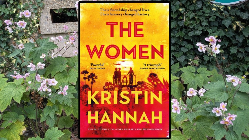 The Women book cover over some Japonese anenomes