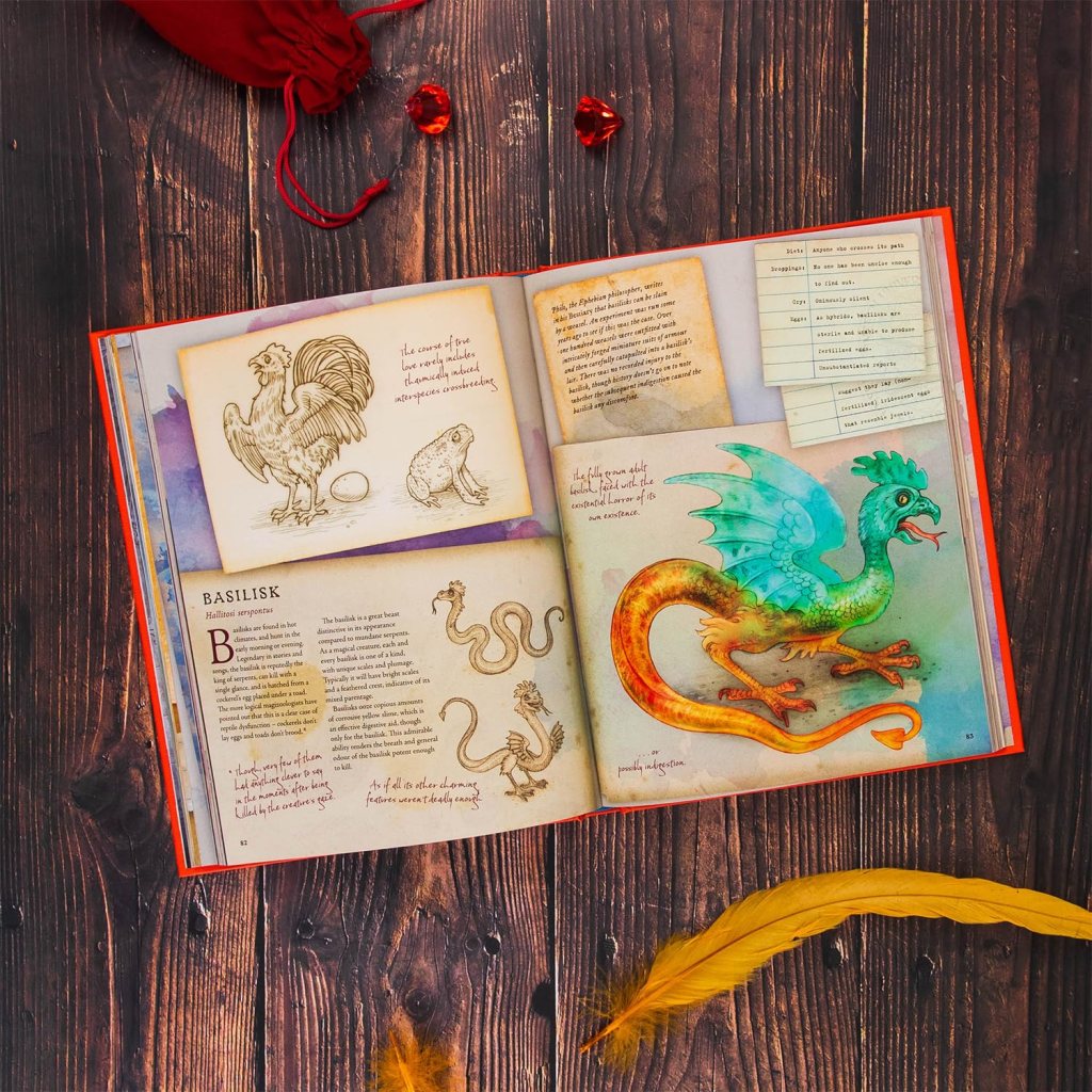 Internal pages of the Discworld Bestiary