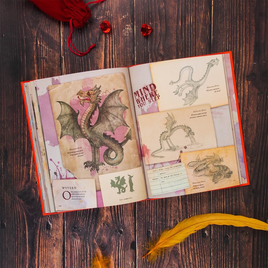 Internal pages of the Discworld Bestiary